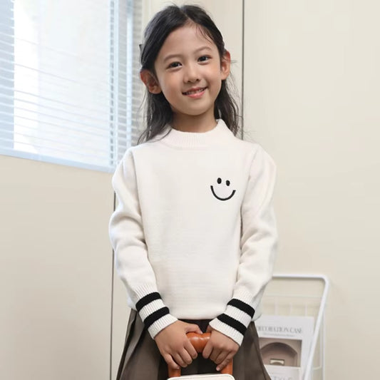 Kids' 100% Pure Wool Sweater – High-End (Cute, Thickened)
