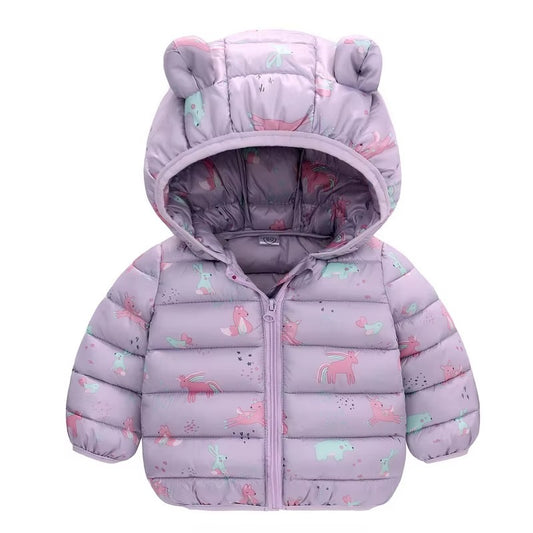 Kids' Winter Jackets – Wholesale (Cartoon Dinosaur, High Quality, Affordable)