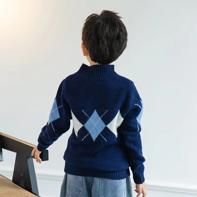 Kids' Cashmere Pullover – Autumn/Winter (Stylish, Comfortable)