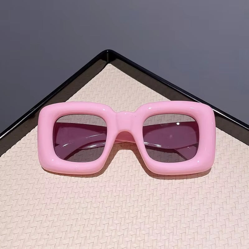 Unisex Kids' Sunglasses – Summer Hot Sell (Candy-Colored Square Frames)