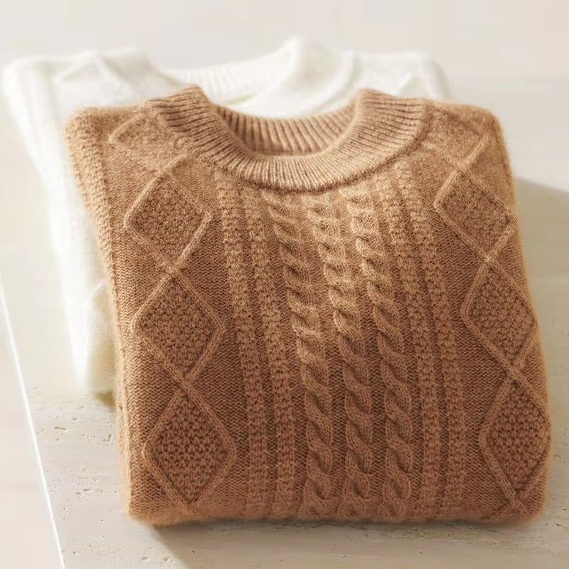 Autumn/Winter Kids' Cardigan – Wholesale, Custom (Wool Cashmere, Thickened)