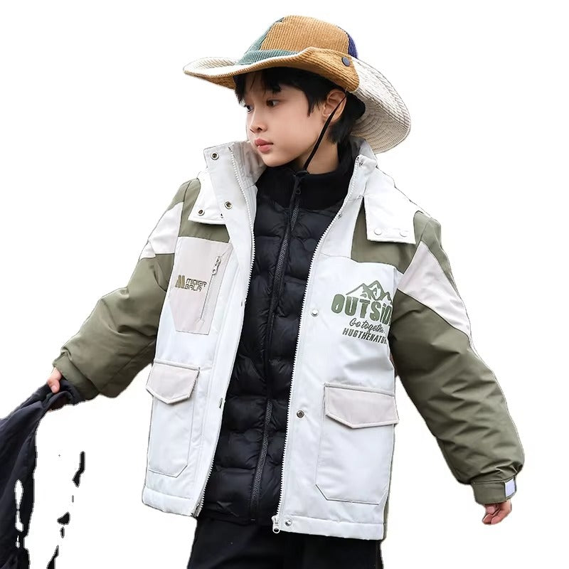 2024 Kids' 3-in-1 Down Jacket – Winter (Waterproof, Detachable, High-Quality)