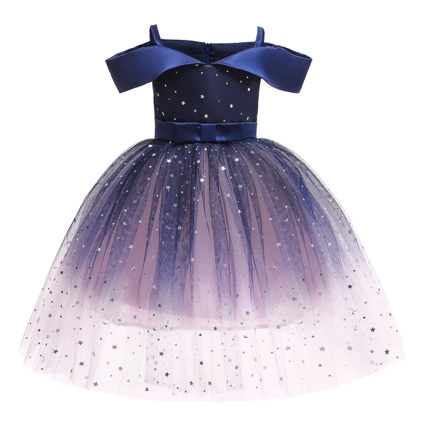 Girls' Frozen Elsa Princess Dresses – Strapless Fluffy (Party Wear)