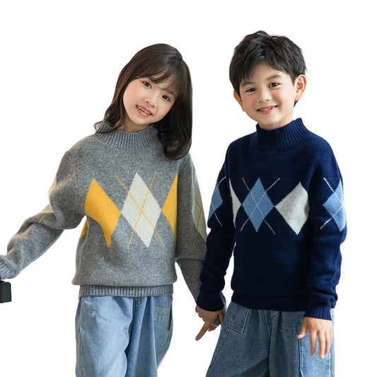 Kids' Cashmere Pullover – Autumn/Winter (Stylish, Comfortable)