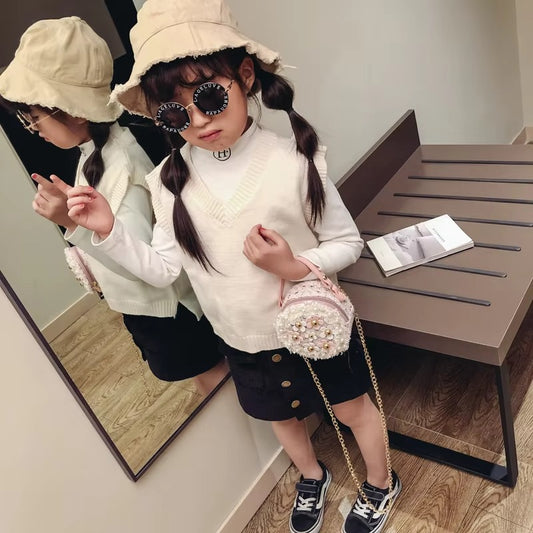 2025 New Children's Mini Flower Handbags – Stylish (Shoulder/Crossbody)