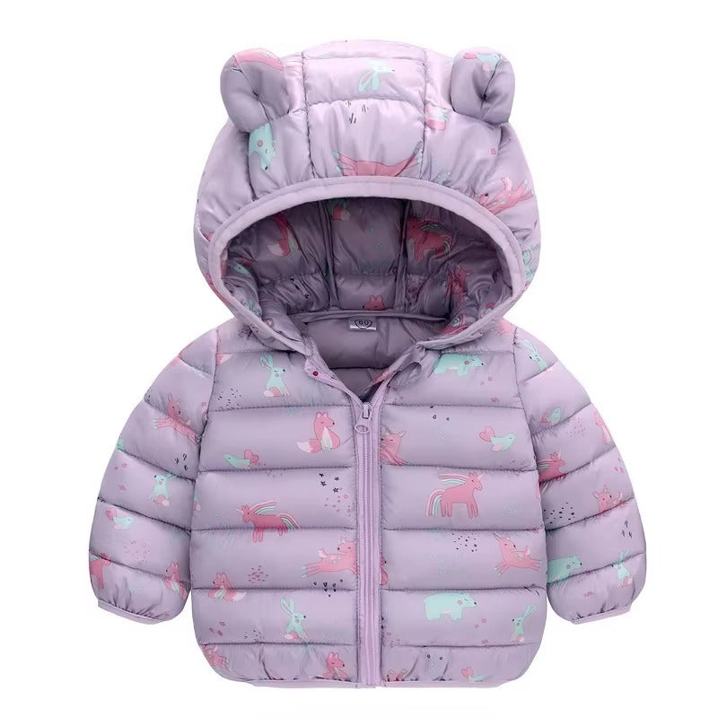 Kids' Winter Jackets – Wholesale (Cartoon Dinosaur, High Quality, Affordable)