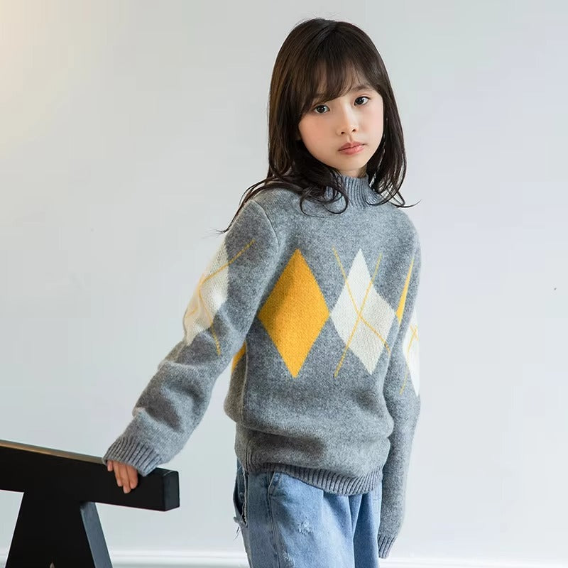 Kids' Cashmere Pullover – Autumn/Winter (Stylish, Comfortable)