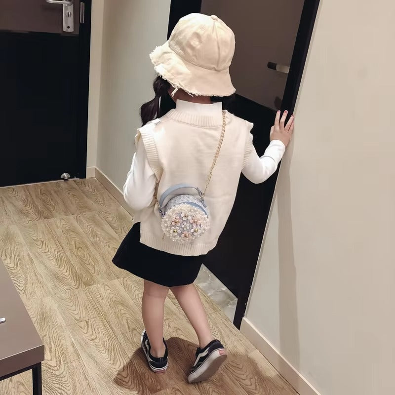 2025 New Children's Mini Flower Handbags – Stylish (Shoulder/Crossbody)