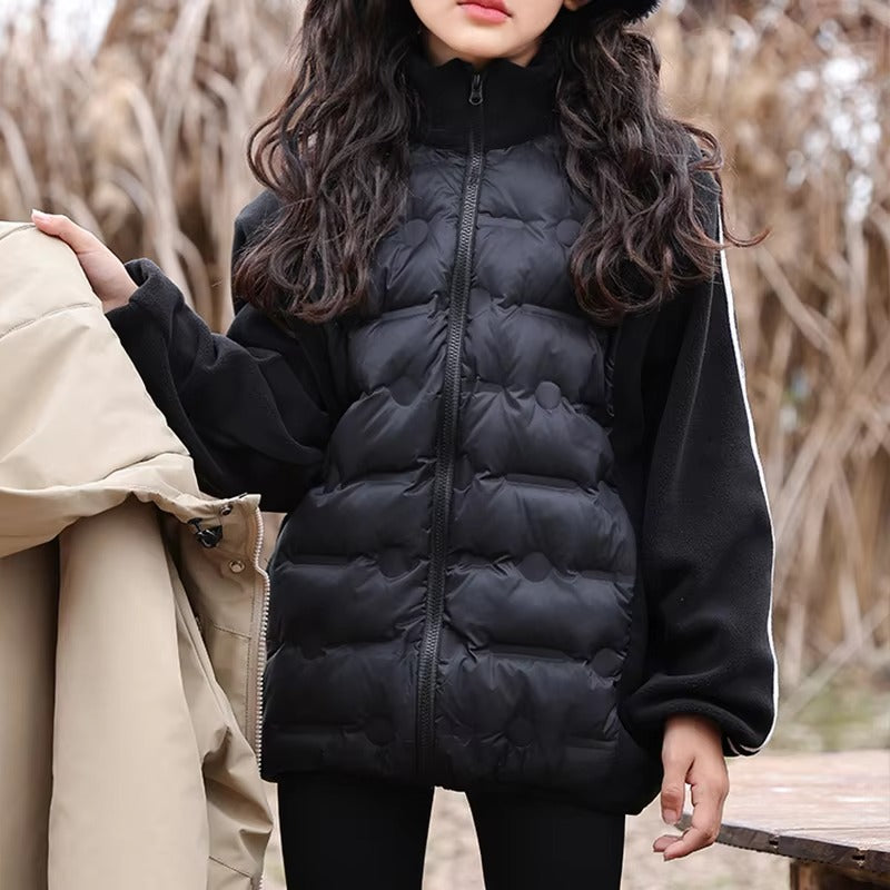 Kids' 3-in-1 Down Jacket – Autumn/Winter (Warm, Windproof, Cool & Cute)