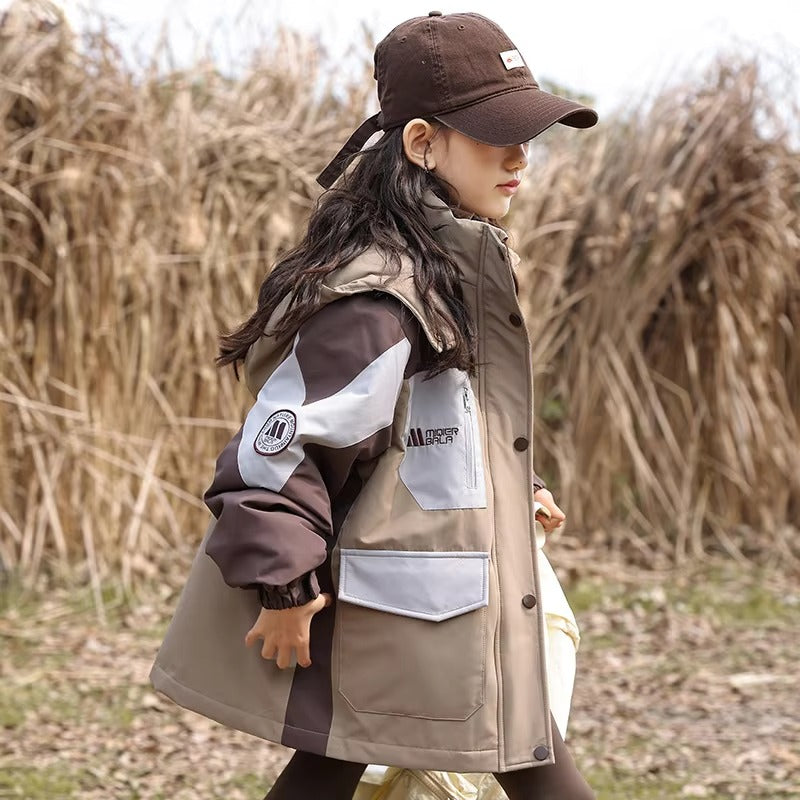 2024 Kids' 3-in-1 Down Jacket – Winter (Waterproof, Detachable, High-Quality)