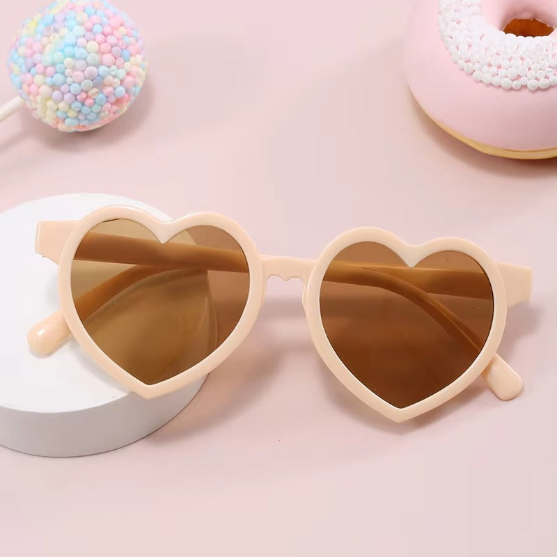 Unisex Kids' Sunglasses – New Arrival (Heart-Shaped, UV Protection)