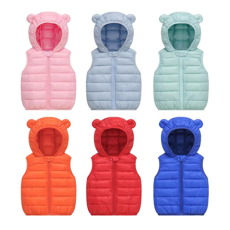 2024 Kids' Cotton-Padded Vest – Autumn/Winter (Wholesale)
