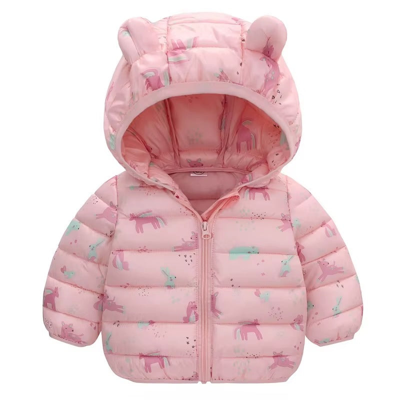 Kids' Winter Jackets – Wholesale (Cartoon Dinosaur, High Quality, Affordable)