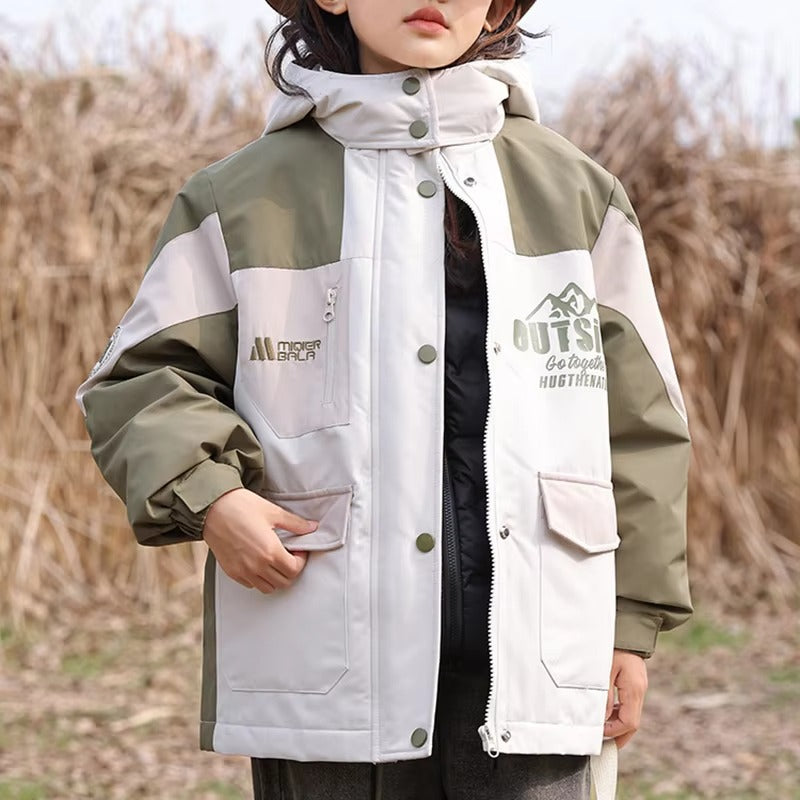 2024 Kids' 3-in-1 Down Jacket – Winter (Waterproof, Detachable, High-Quality)