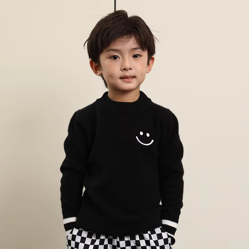 Kids' 100% Pure Wool Sweater – High-End (Cute, Thickened)