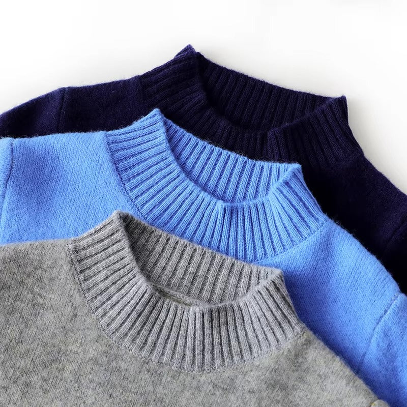 Kids' Cashmere Pullover – Autumn/Winter (Stylish, Comfortable)