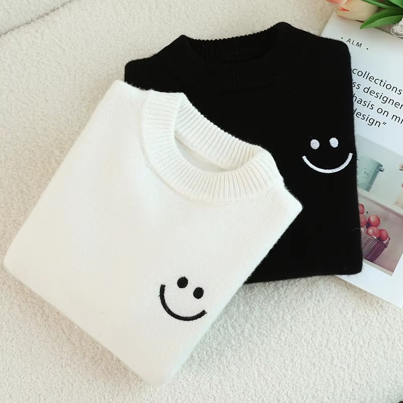 Kids' 100% Pure Wool Sweater – High-End (Cute, Thickened)